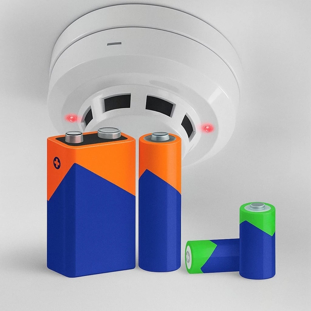 Fire Alarm Battery Installation